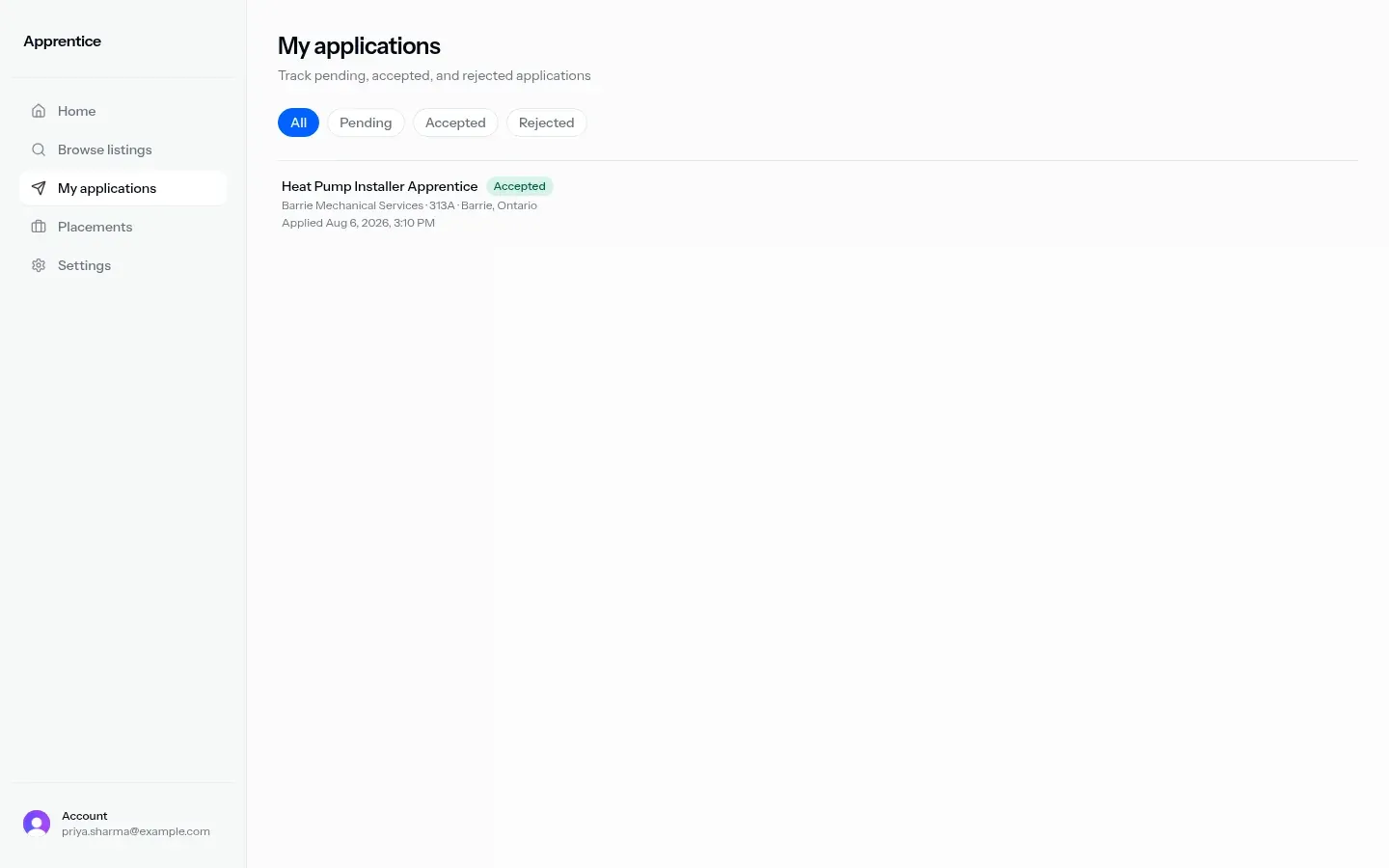 My applications